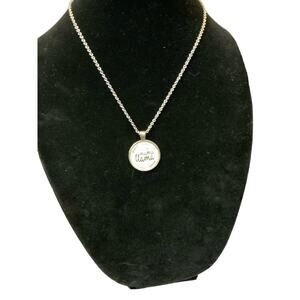 Charming “Mama Llama” & Mandala Double-Sided Pendant Necklace - Nickel Free